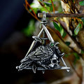 SS8-1246P New Design Stainless Steel Skull Head Raven Eagle Pendant Sword Pendant for Men Cool Biker Special Jewelry Wholesale