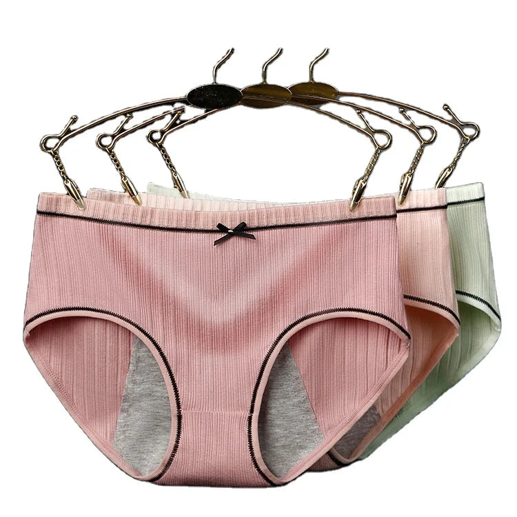 Wholesale Leak Proof Menstrual Panties Physiological Pants Period Cotton Women Underwear