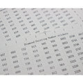 546 Grids Diamond Painting Number Stickers for Diamond Painting Storage Box Accessories A4 Size DMC 447 Color Code Stickers