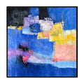 Customized Abstract Design Wall Art Gold Foil  Handmade Oil Painting for Home Decor