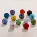 Wholesale 10mm Diamond Balls Multicolor 6 Row Crystal Bead Pore Beads Separated Beaded for DIY Necklace Jewelry Accessories
