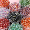 8/10mm Acrylic Beads Bracelet Handmade Polished Beads for Jewelry Making Ball Shape DIY Crafts Spacer Charms Accessories