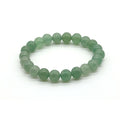 Healing Gemstone Wholesale 8mm Green Aventurine Stone Bead Stretch Bracelets for Women and Men