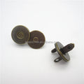 Stock Supply 18 X 2mm Ultra-thin and Strong Round Anti-brass Magnetic Snap Button for Garments and Bags