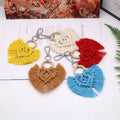 Hot Sale Bag Purse Wallet Charm Cute Handcrafted Accessories Tassel Cotton Mini Tassel Key Chain Bohemian Macrame Keychain
