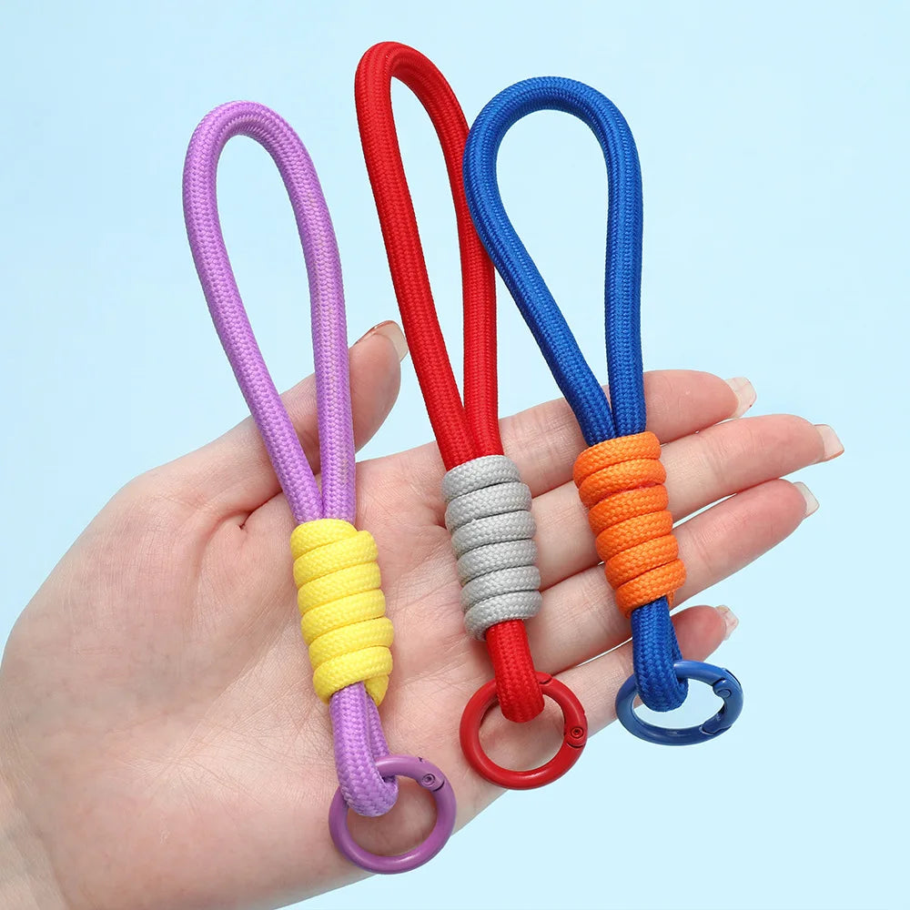 Mobile Phone Case Lanyard Wristlet Keychain Wrist Lanyard for Car Keys with Ring