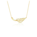 Factory Price New Custom Sterling Silver Jewellery 925 Simple Leaf Necklace for Women