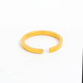 High End 18K PVD Gold Plated Plain Band Rings Simple Rings for Women