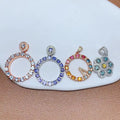 925 Sterling Silver 18k Rose Gold & Rhodium Plated Round Cut Natural Aquamarine Classic Gift Necklace for Certified