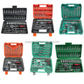 Chrome Vanadium Steel Manual Tool Kit Automotive Mechanical Repairs 46/53/61/82pcs Metric Ratchet Socket Wrench Bits OEM