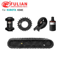 Mini Excavator Bottom Roller Drive Sprocket Idler Wheel Carrier Roller for Kubota K040