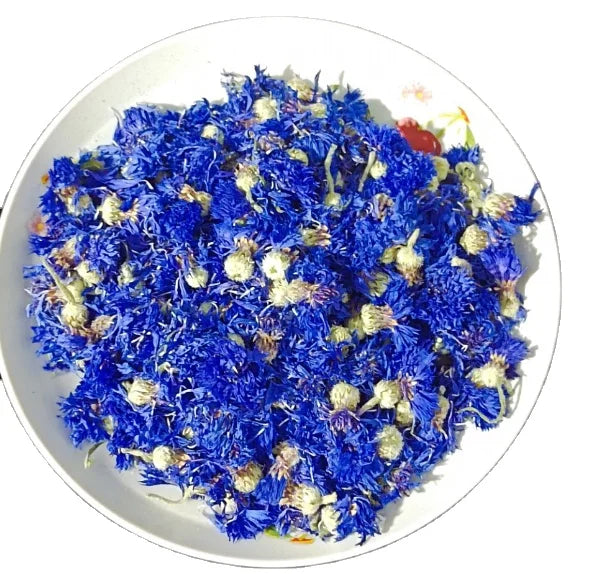 Shi Che Ju 500g Premium Raw Whole Dried Cornflower Blue Cornflower for Tea