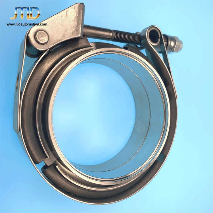 JTLD 2.25 Inch Quick Release v Band Clamp with Male and Female Flange Kit