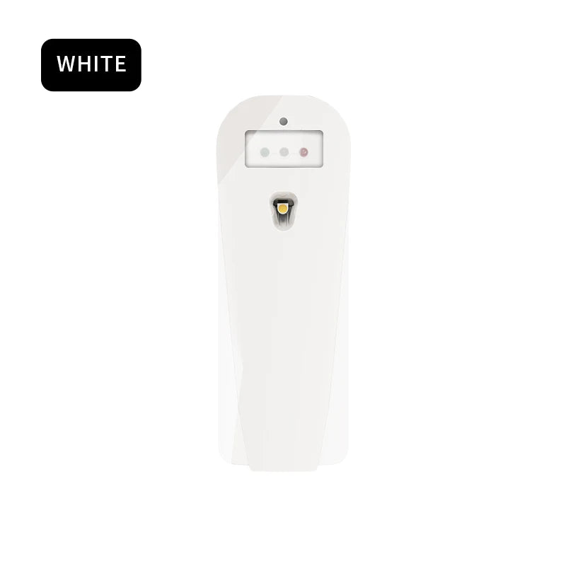 Wall Mounted Direct Place LED Perfume Jar Dispenser with >200ml Capacity Plastic Material and Timing Function