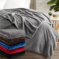 Plush Throw Blankets Queen Size Soft Velvet Blanket Flannel Fleece Bed Blanket