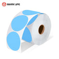 Marklife Custom Logo Color Golden Foil Embossed Adhesive Eco-Friendly Paper Waterproof Transparent Thermal Printing Gift Labels