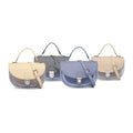 Fashion Trendy PVC Translucence Oxford Cloth Women Crossbody Adjustable Strap Women Daily Durable Shoulder Bag Handbag