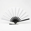 Sublimation Blanks 13 Inch Clacking Fan Custom Printed Bamboo Folding Fan for Rave Party Music Festival