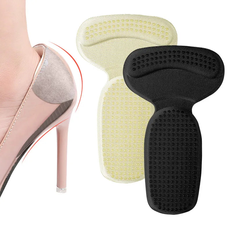 Heel Inserts with Forefoot Cushioning Foot Pads Insole Heel Protector Back Sticker Toe Caps