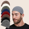 Kufi Skull Cap Knit Muslim Round Cap Headwear  Beanie Hat for Men Women