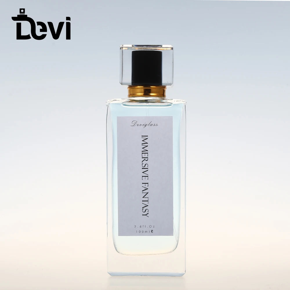 Devi Wholesale 100 ml Luxury Empty Container Perfume Glass Bottle for Perfume
