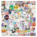 100Pcs New Cartoon Science Lab Graffiti Stickers for Child Student Notebook Laptop Bottle Waterproof DIY Custom Label