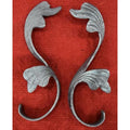 Decorative Wrought Iron Elements Leaves for Staircase Railing Handrail Balustrade Balcony Gate Fence Parts