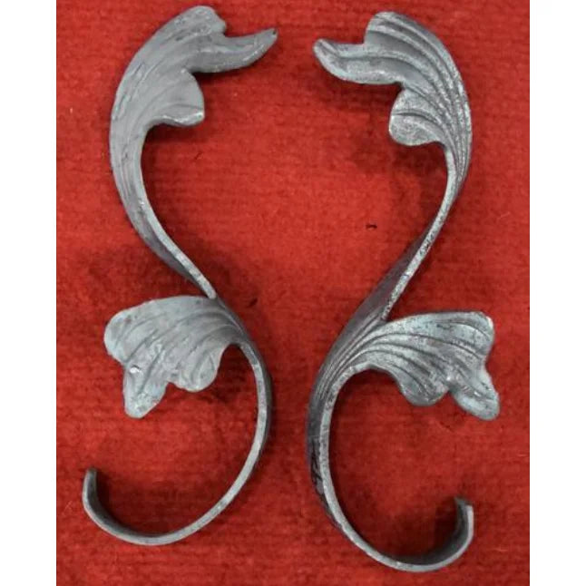 Decorative Wrought Iron Elements Leaves for Staircase Railing Handrail Balustrade Balcony Gate Fence Parts