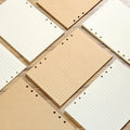 New Design Creative Eco-Friendly 6 Rings Loose Leaf A4/B5/A5/A6/A7 Inner Page Paper for 6-Hole Notebook Planner Binder