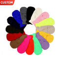 Wholesale Winter Warm Balaclava Knit Embroidery Custom logo Full Face Cover 3 Hole Balaclava Ski Mak