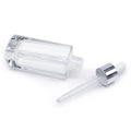 Hot Sale Glass Dropper Bottle Square Essential Oil Clear Glass Bottle 15ml 30ml 50ml Cosmetic Package