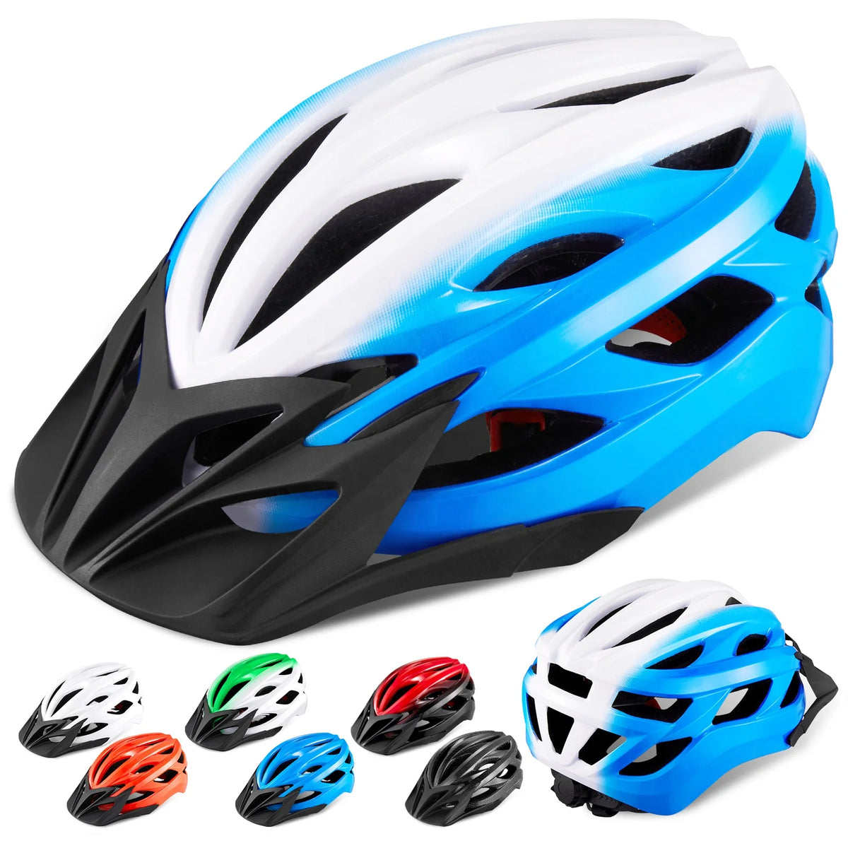 Cycling Safely Cap Bike Helmet Safety Ultralight Road Bike Mountain Bicycle Helmet Skateboard Sports Cycling Helmet for Adult MegaBDM