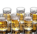 Wholesale Modern Style 500ML & 1000ML Large Capacity Beer Mugs PC PS Beer Steins with Handle for Home Bar Accessories Gift Set