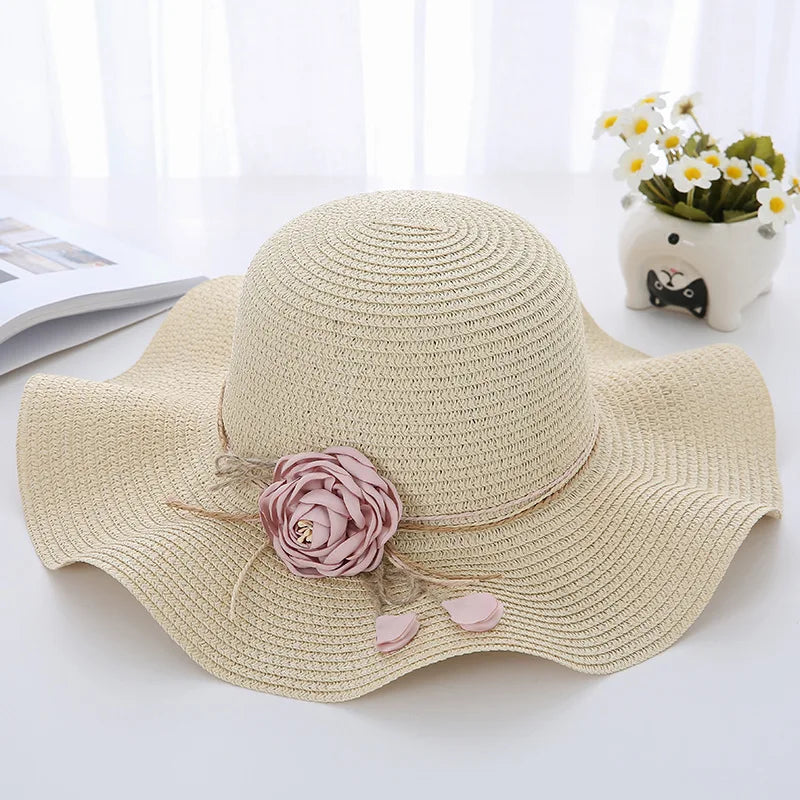 WD-A760  Beach Paper Women Straw Hat Female Straw Hats