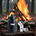 Factory Price 128oz Double Wall Insulated Stainless Steel Sports Water Bottle 64oz Canteen Jug Growler Sports Beer Tumbler