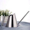 400ml 900ml 1500ml  Metal Watering Can Modern Style Watering Pot Brushed Solid Stainless Steel Watering Can
