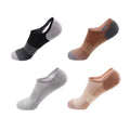 XIANGHUI Summer Breathable Cotton Low Cut Men Socks No Show Invisible  Anti-slip Socks