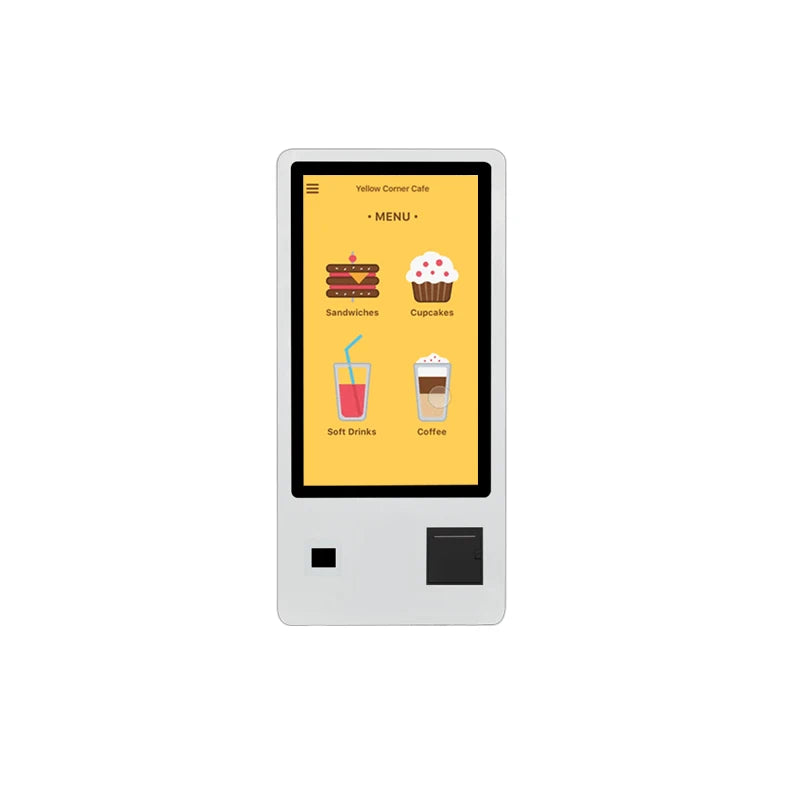 Genevison POS System Payment Machine Touchscreen Self-service Kiosk With Android Ordering Equipment for Retail Chain Fast Food