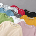 High Quality Mens Plain Blank Oversized Crew Neck Cotton Sweatshirt Unisex Custom Logo Printing Mens Crewneck Sweatshirt
