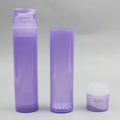 Custom Purple PP Plastic Cosmetic Cream Vacuum Bottle with Pump for Lotion