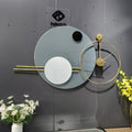 New Luxury 91X70cm Chinese Iron Clock Decoration Light Elegant Wall Hanging for Living Room Sofa Background Dropshipping