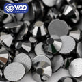 VDD 065 Hematite SS3-SS50 Glass Rhinestones Crystal Non Hotfix Flatback Strass Stones Glitter Diamond DIY Nail Art Accessories