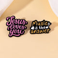 2025 New Arrivals Mental Health Business Gift Custom Logo Soft Enamel Pins Metal Badges Music Enamel Lapel Pin for Students