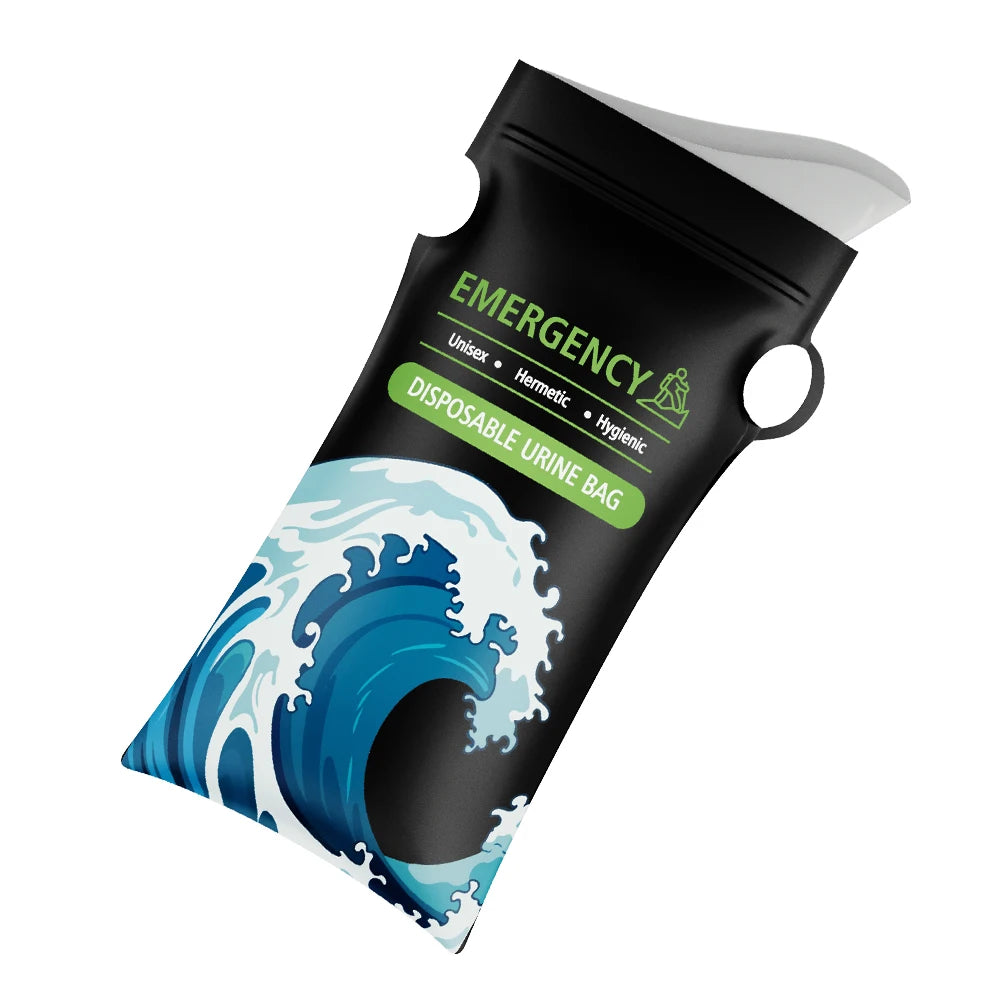 Portable Custom Disposable 700ml Traffic Jam Emergency Urine Disposable Camping Pee Bags for Urine Bag