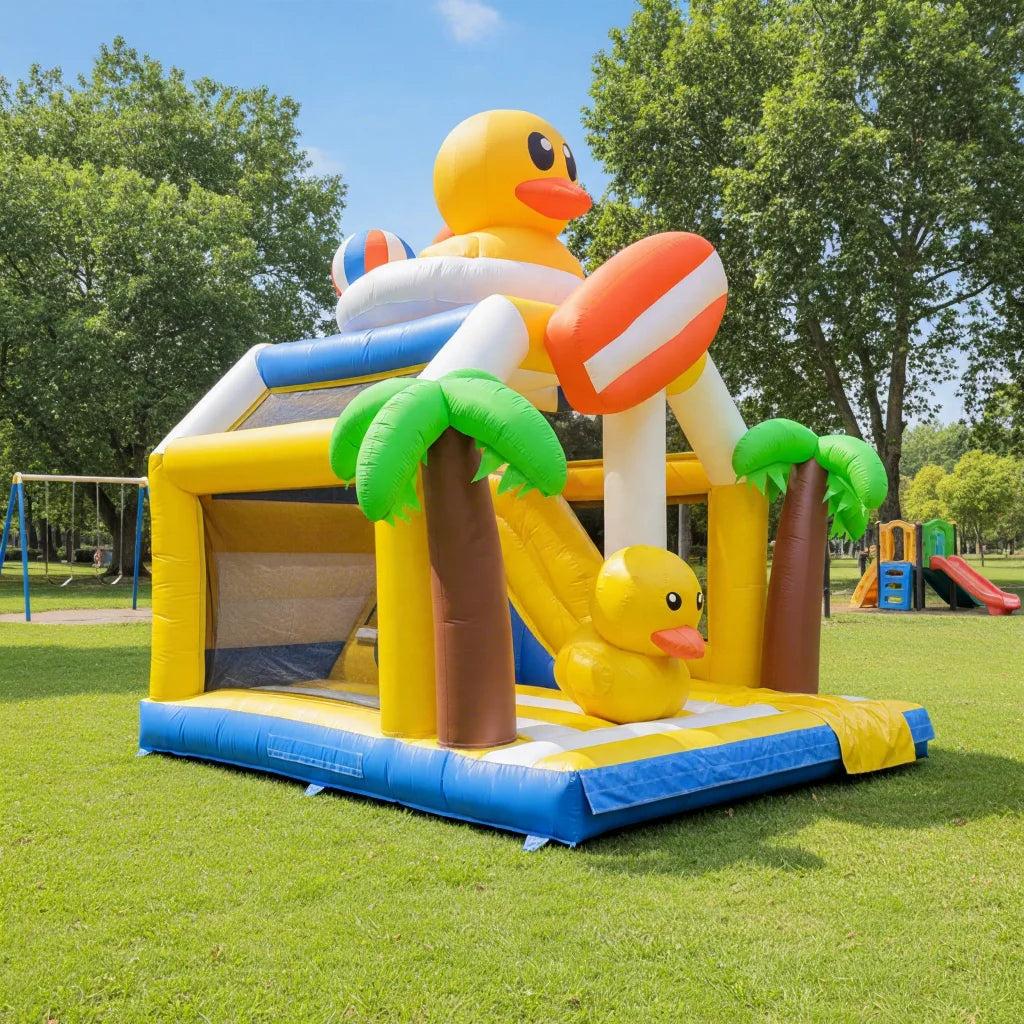 Customized Outdoor PVC Inflatable Duck Bounce House Jumper Bouncer for Party Rental