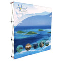 Promotion Portable Backdrop Trade Show Stand Folding Booth Pop up Exhibition Display Aluminium Fabric Wall Banner