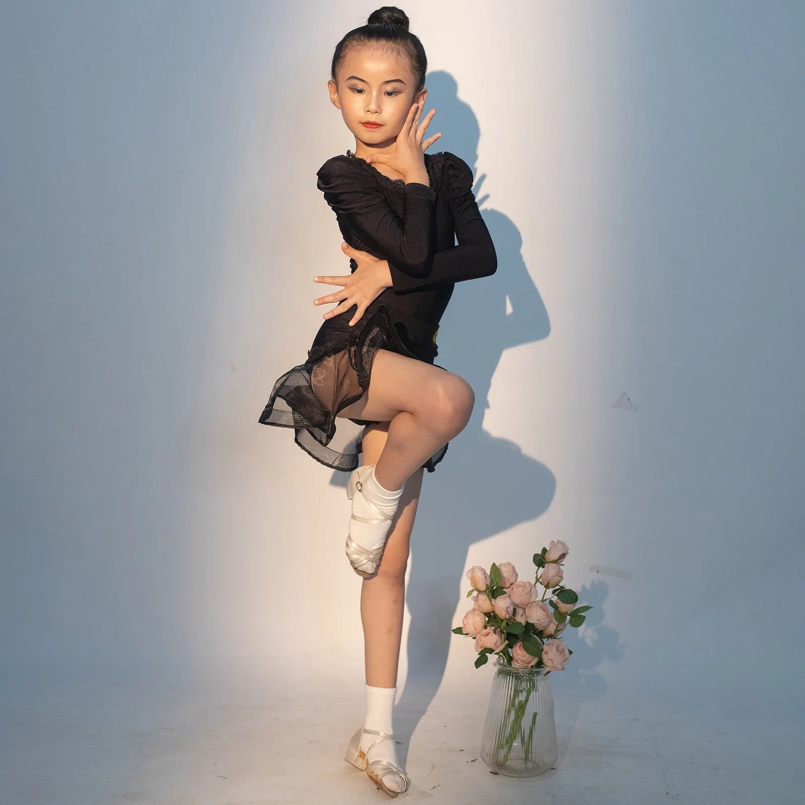 Black Girls Practice Performance Children Separate Girl Dance Wear