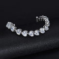 New Arrival Hot Sale 925 Sterling Silver Jewelry Wholesale High Quality Heart Tennis Bracelet Jewelry