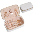 Necklace Box Jewelry Mini Jewelry Bag Travel Foldable Ring Box Luxury Leather case Small Jewelry Roll for Journey