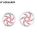 Bicycle  Brake Disc Pads 160/180mm Colorful Disc Brake Pads Ultra-light Cooling Disc Send Screw